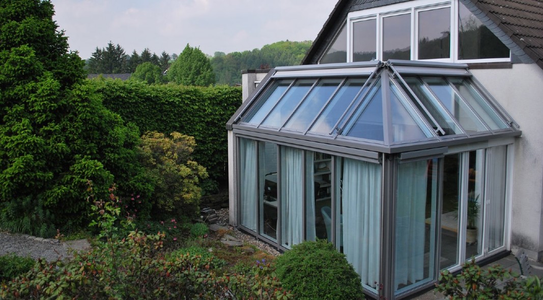 Wintergarten Haus mit Wintergarten